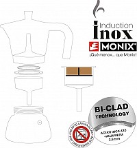 Monix Καφετιέρα Induction Inox - Red