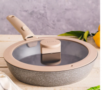 Monix Σετ One Click Pietra με 3 Τηγάνια(20-24-26 cm)