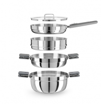 Bra Σετ Μαγειρικών Σκευών Compac Inox 24cm