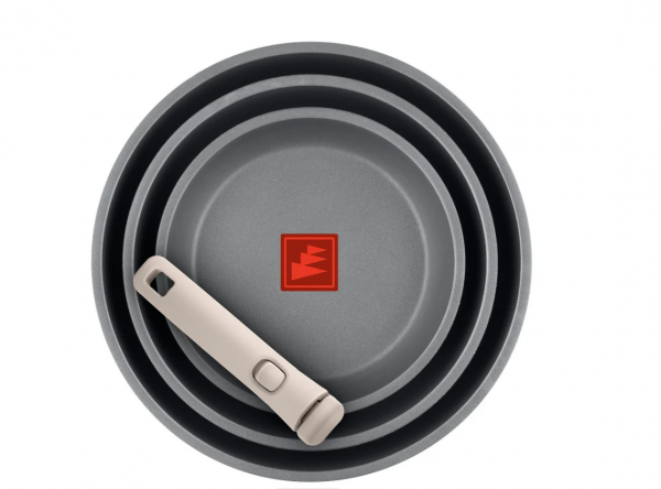 Monix Σετ One Click Pietra με 3 Τηγάνια(20-24-26 cm)