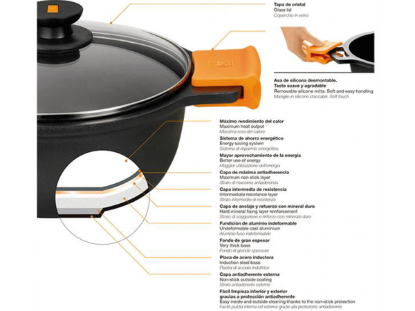 Bra Frying Pan Efficient 24cm
